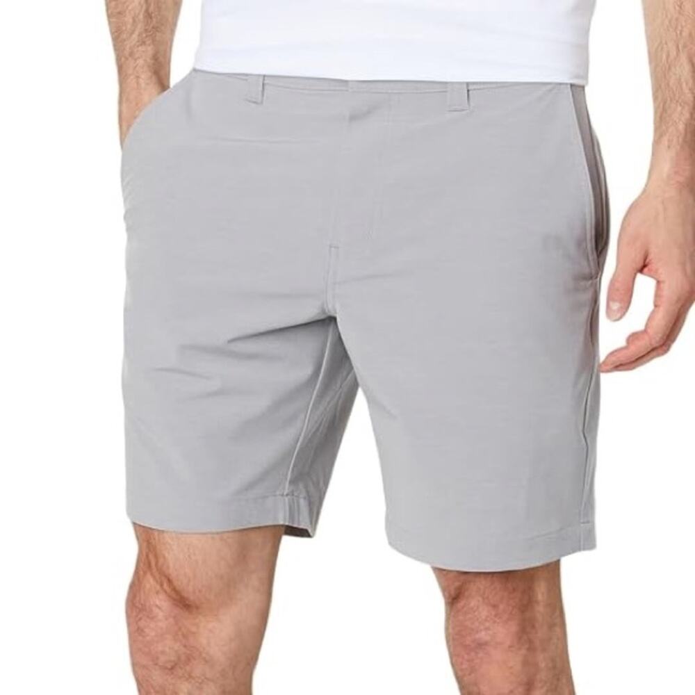 Travis Mathew Beck‎ Stretch Performance Shorts Grey Size 38 Golf Athletic Comfy